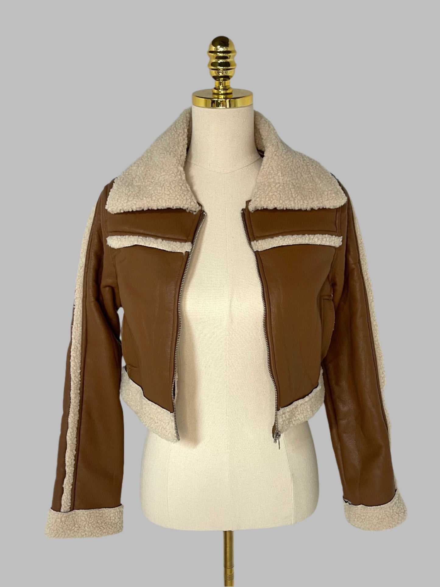 Tan Fleece Jacket