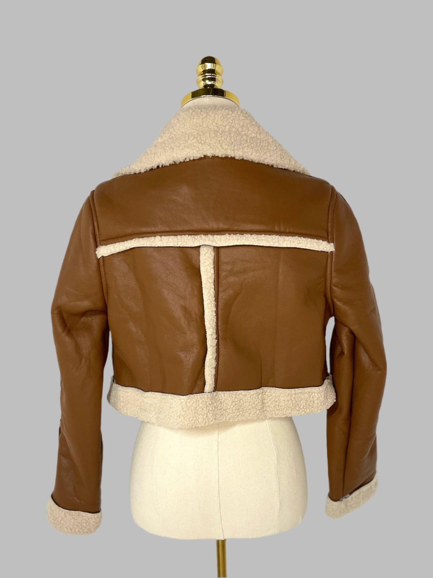 Tan Fleece Jacket